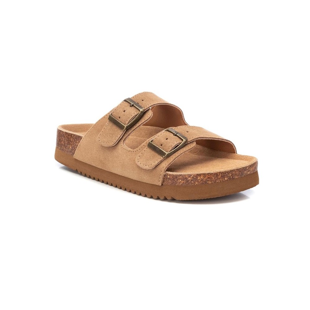 Xti Sandalias Planas Modelo 142552 - Calzado Femenino Cómodo y Estiloso en Tono Camel