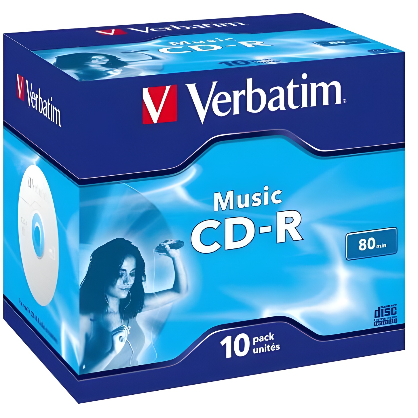 Verbatim 43365-Virgin CD-R (CD-R, 700 MB, 16x speed)