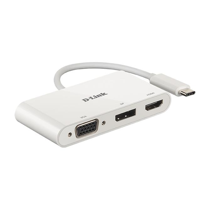 D-Link DUB-V310 - USB 3.0 (3.1 Gen 1) Type-C Blanco
