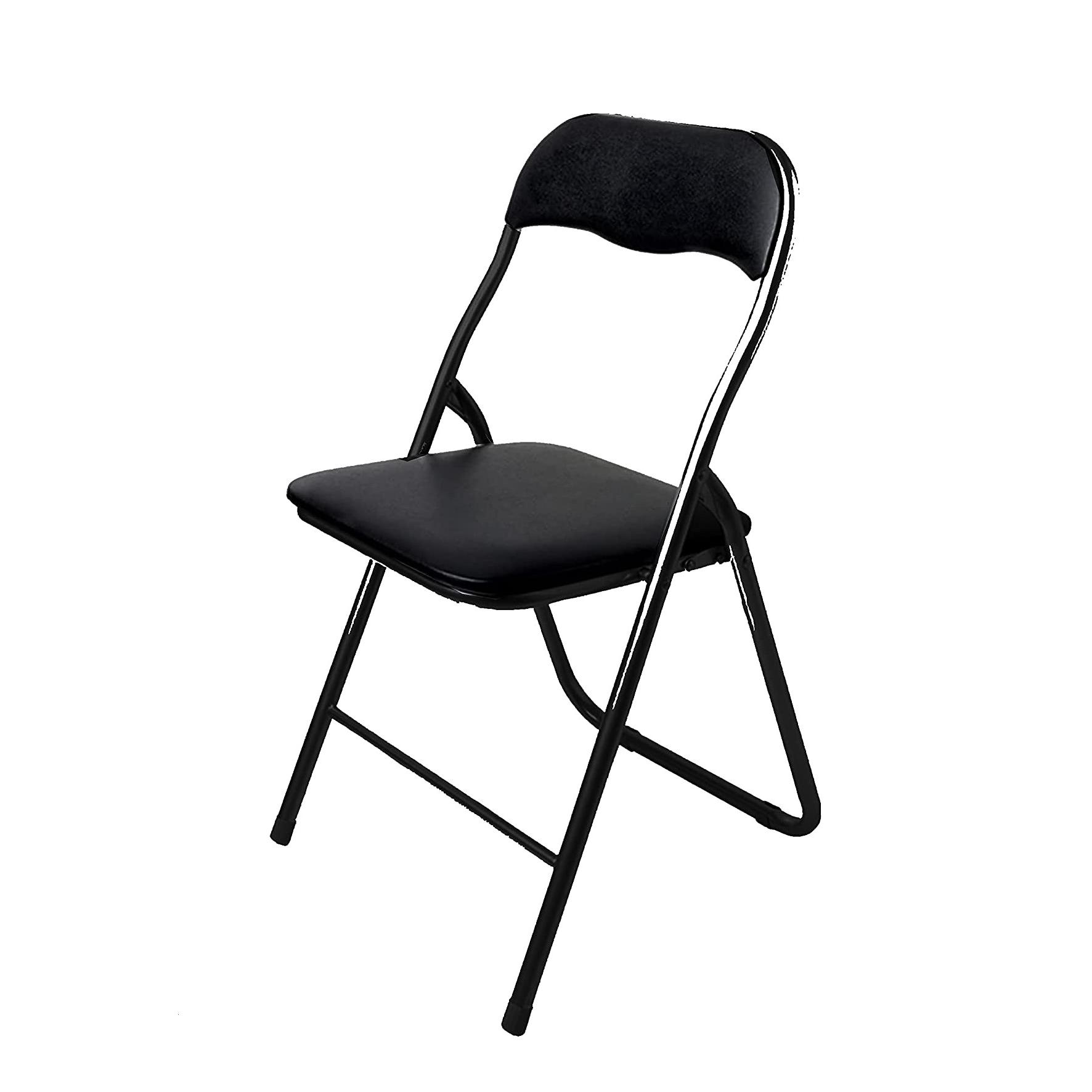 Comparar greatool sillas plegables, 40x48x80cm, 1/2/4 unidades, acolchadas,  aluminio, silla plegable con respaldo negro talla 1 productos de más de  25,000 tiendas