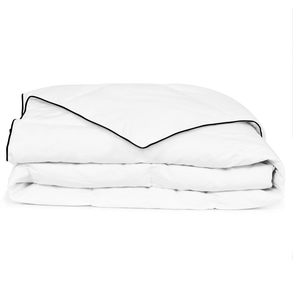 vidaXL Edredón Colcha de Plumón para Invierno Blanco Ropa Cama Hogar Dimensiones 140 x 200 cm,  150 x 200 cm,  155 x 220 cm y mas
