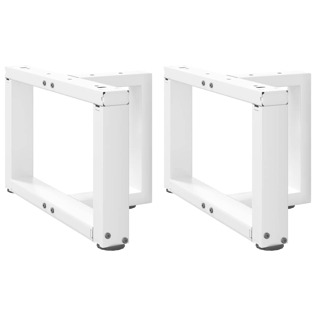 vidaXL Patas para mesa de centro en forma de T (2 unidades) 40 x 25 x (30-31) cm, acero