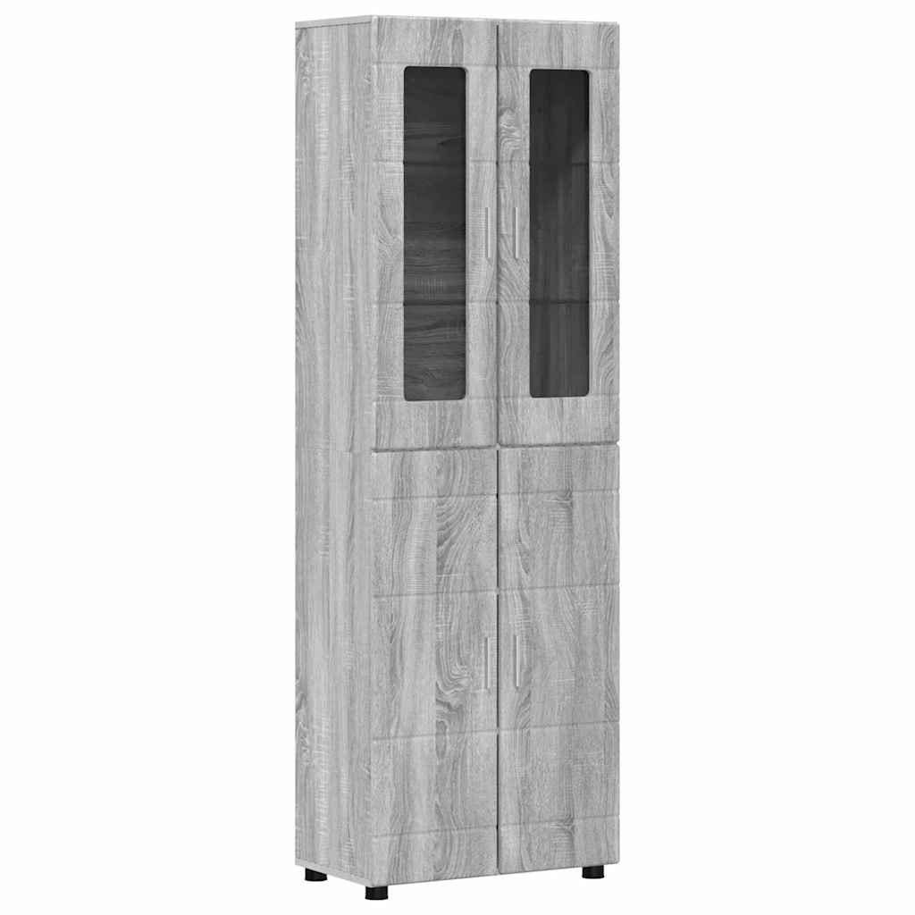 vidaXL Aparador alto FLORIN 60 x 35 x 182 cm Madera de ingeniería