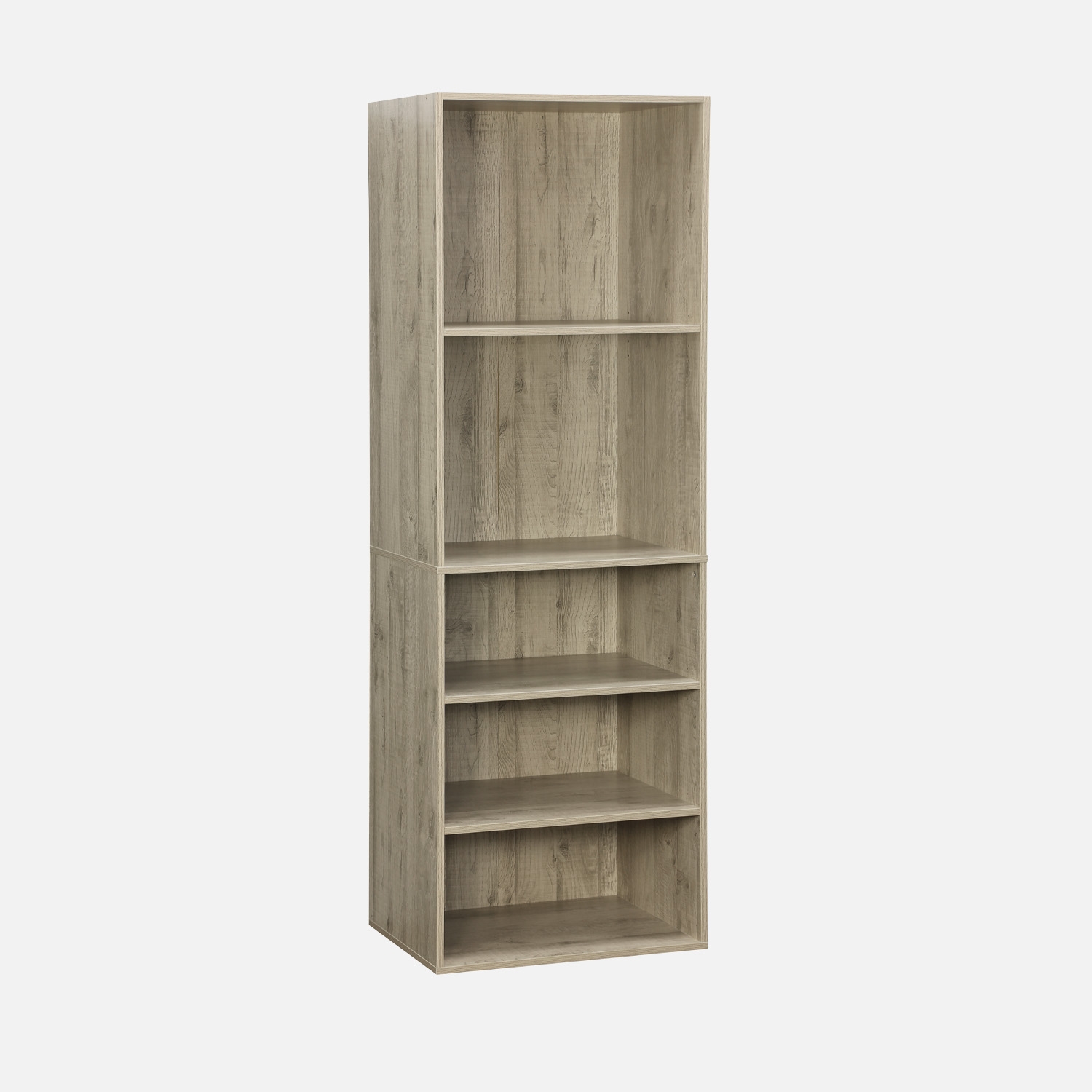 sweeek - Módulo armario con 5 estantes , Modulo , 60x45x1800
