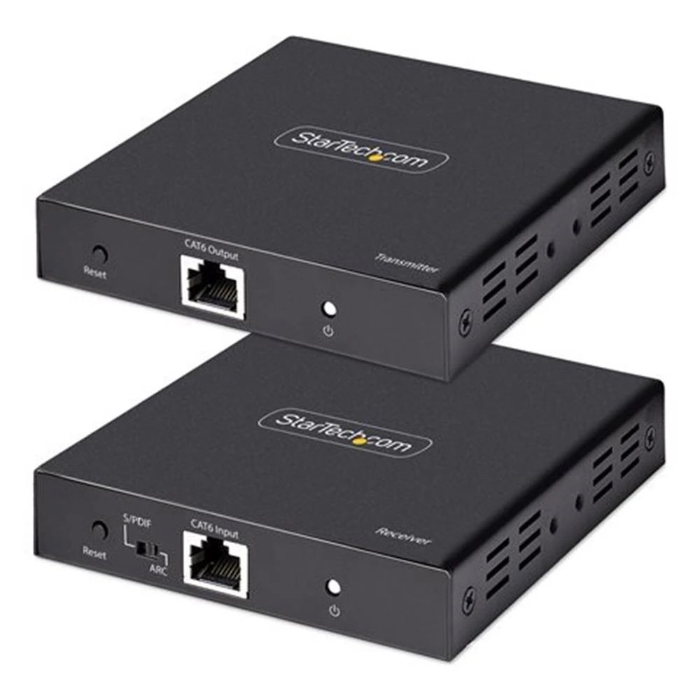HUB Switch puertos HDMI, RJ-45 (Ethernet), S/PDIF (TOSLINK) StarTech 4K70IC-EXTEND-HDMI  | Negro