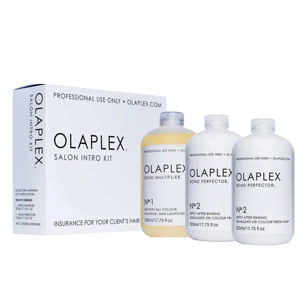 Olaplex Salon Intro  Kit 525ml - Tratamiento Profesional Previene Daño Capilar, Reparación Completa.