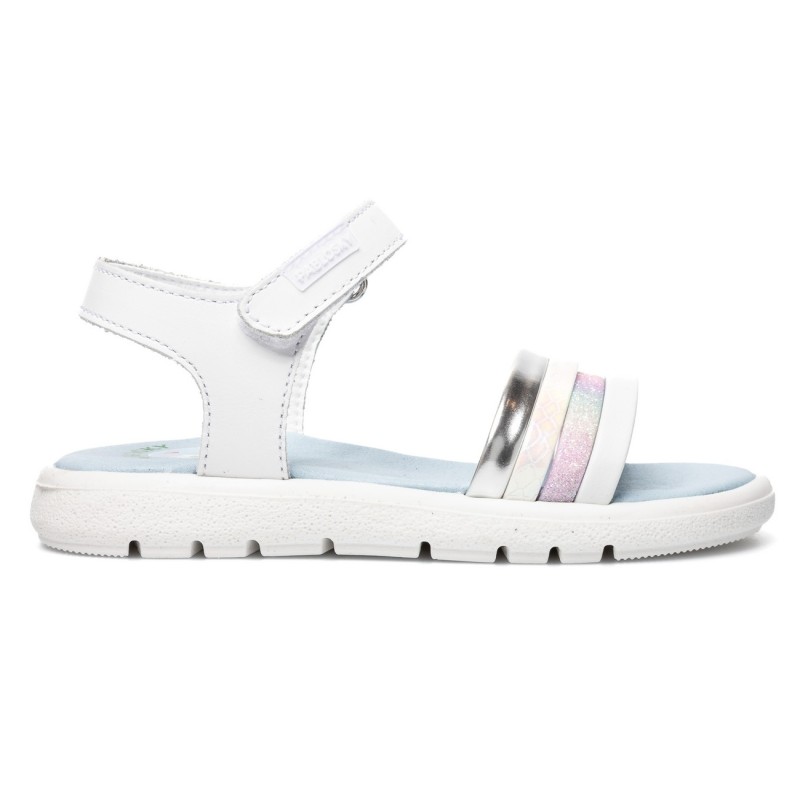 Sandalias planas niña PABLOSKY 448600 SANDALIA TIRAS BLANCO 37747 26V