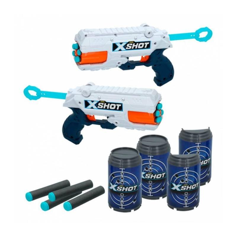 Color Baby - Color Baby X-SHOT EXCEL - Pack 2 Pistolas Reflex 6+6 Botes para Juegos de Agua