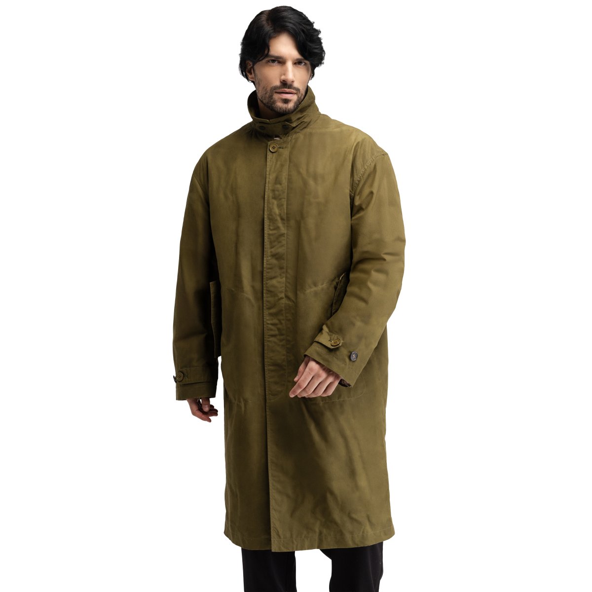 SIROKO - Abrigo impermeable Siroko Codium Green_