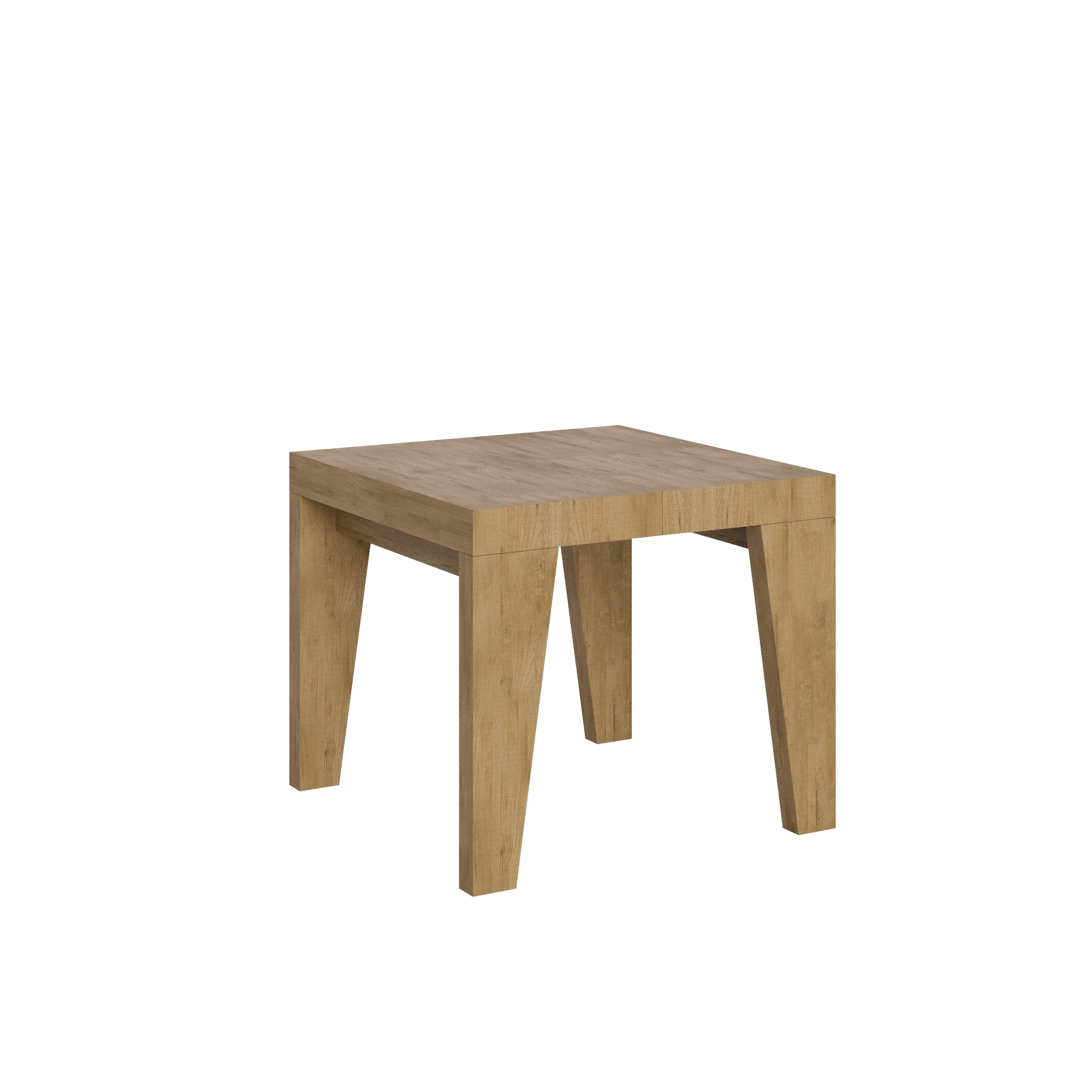 Mesa extensible 90x90/246 cm Naxy Roble Nature - Itamoby