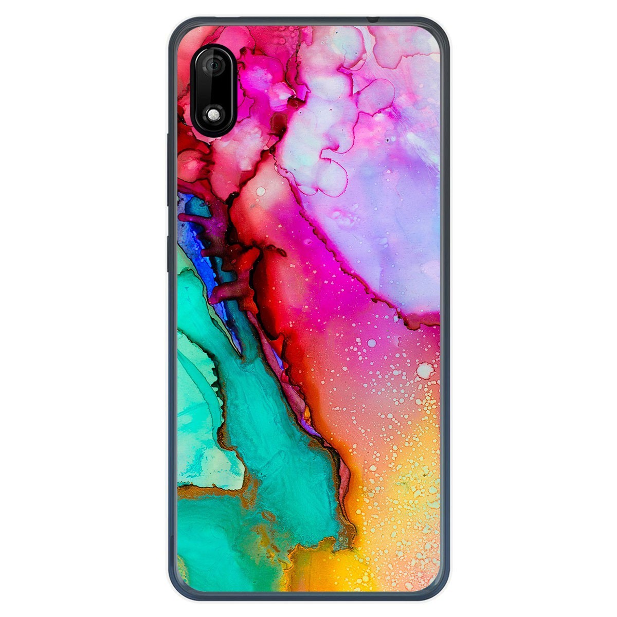Tumundosmartphone Funda Gel Tpu para Wiko Y70 diseño Mármol 15 Dibujos