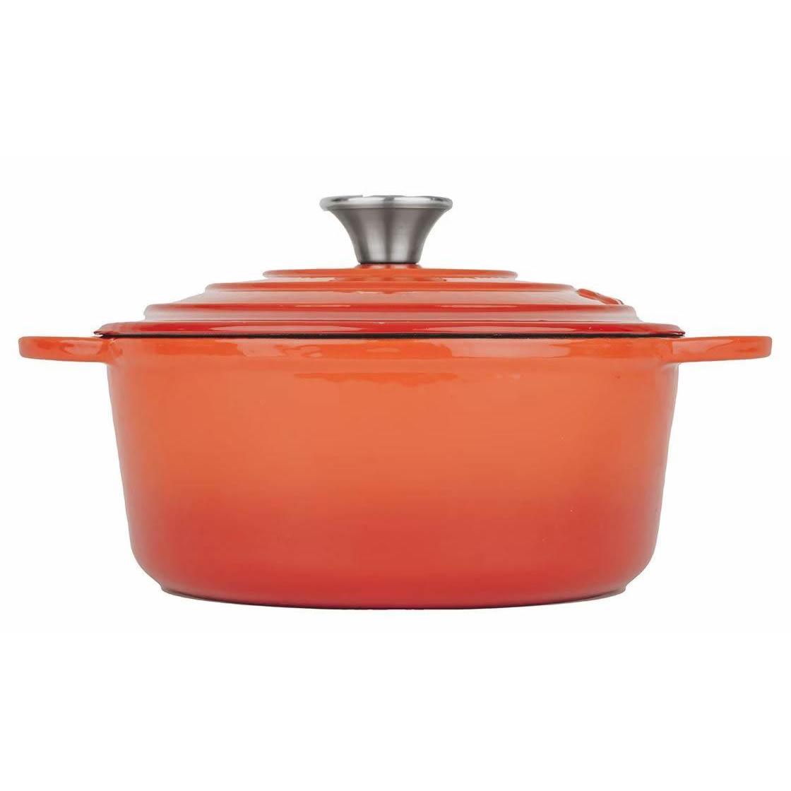Cocotte hierro esmalte naranja 3,35lt lt011