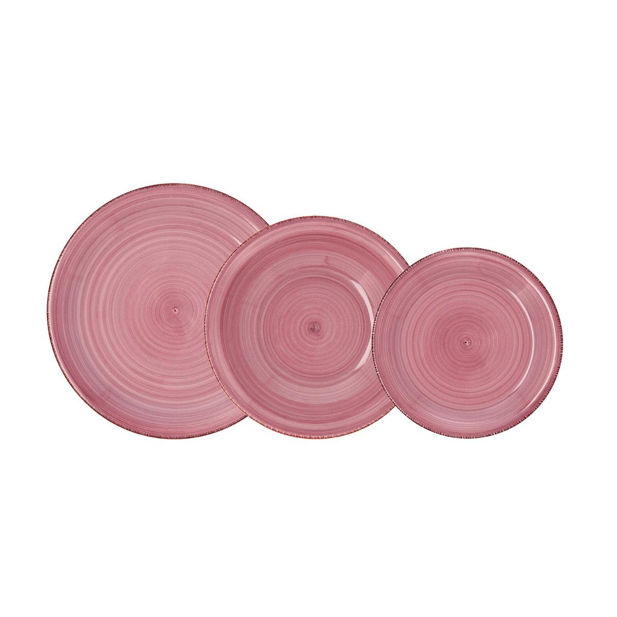 VAJILLA CERAMICA  VITA PEONI 18 PIEZAS PARA 6 SERVICIOS