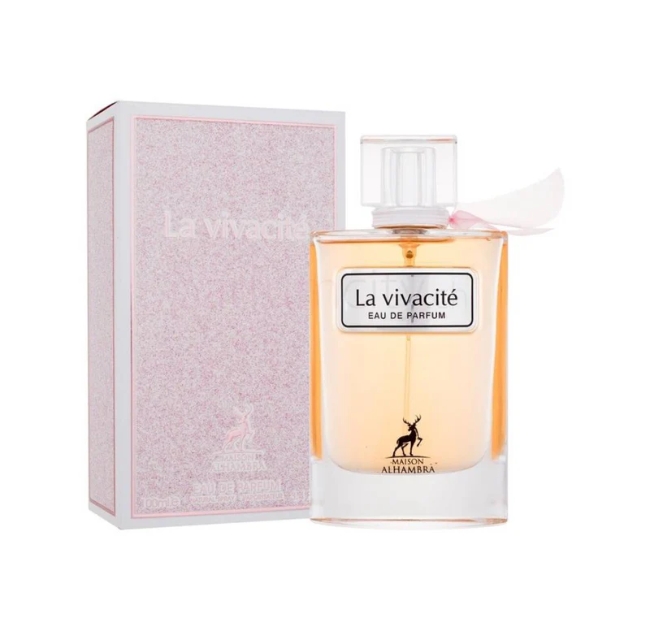 Perfume árabe de mujer La Vivacite Maioson Alhambra 100ml,Fragancia intensa, ,dulce ,duradera NOVEDAD