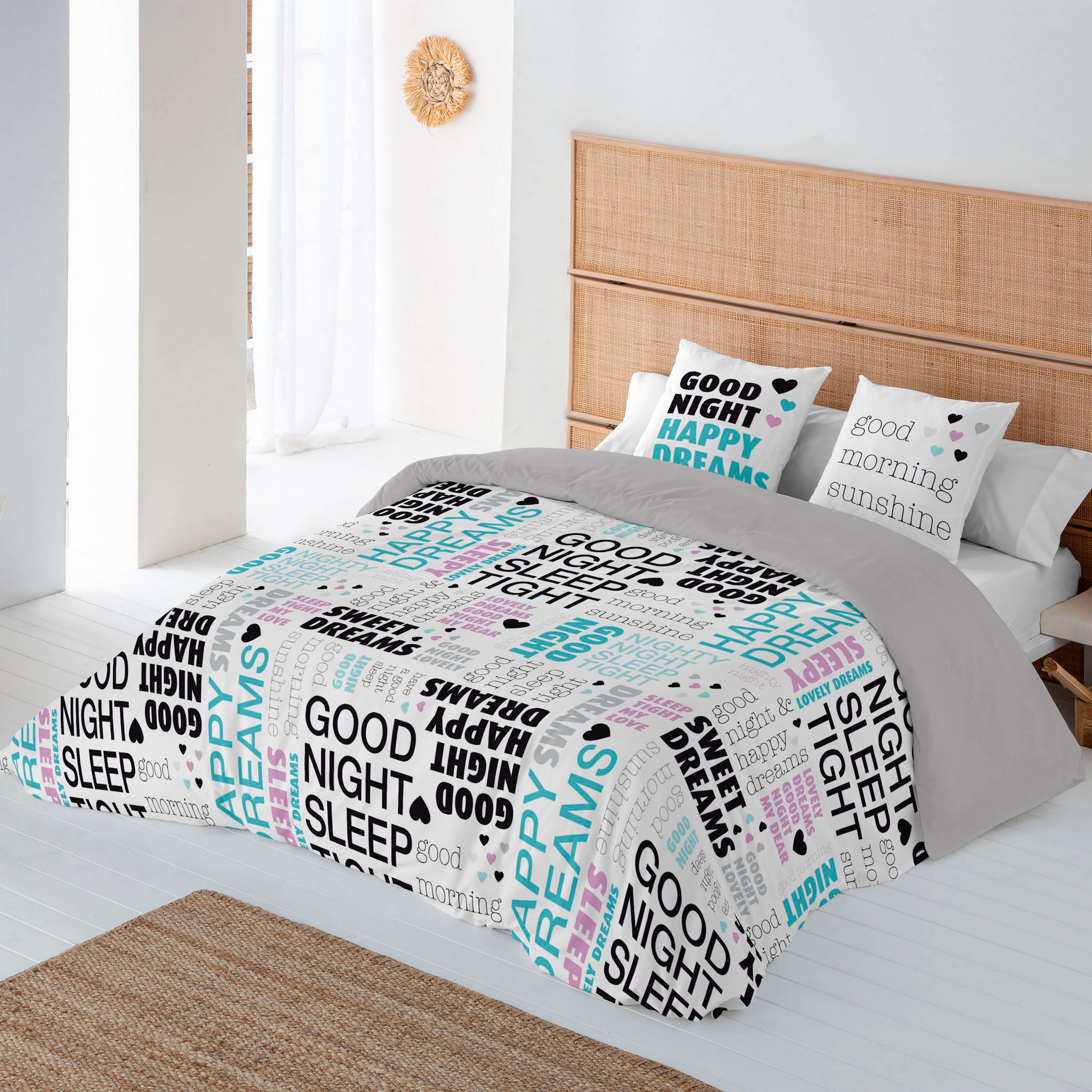 ICEHOME - Funda Nórdica Estampada 100% Algodón Extrasuave - Juego de Cama 2/3 Piezas Funda de Edredón y 1 o 2 Fundas de Almohada - Cama 90/135/150/180 - Fabricado en España