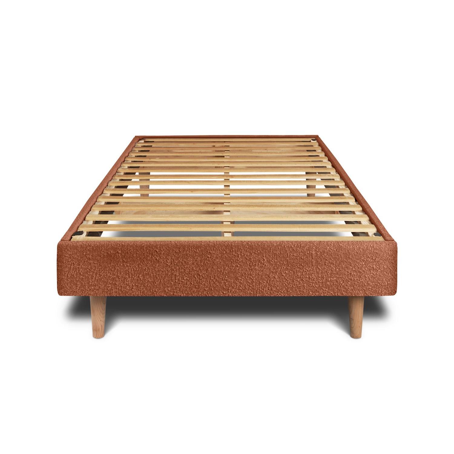 Somier de láminas 90x200 cm - Tejido rizado - Kit de montaje