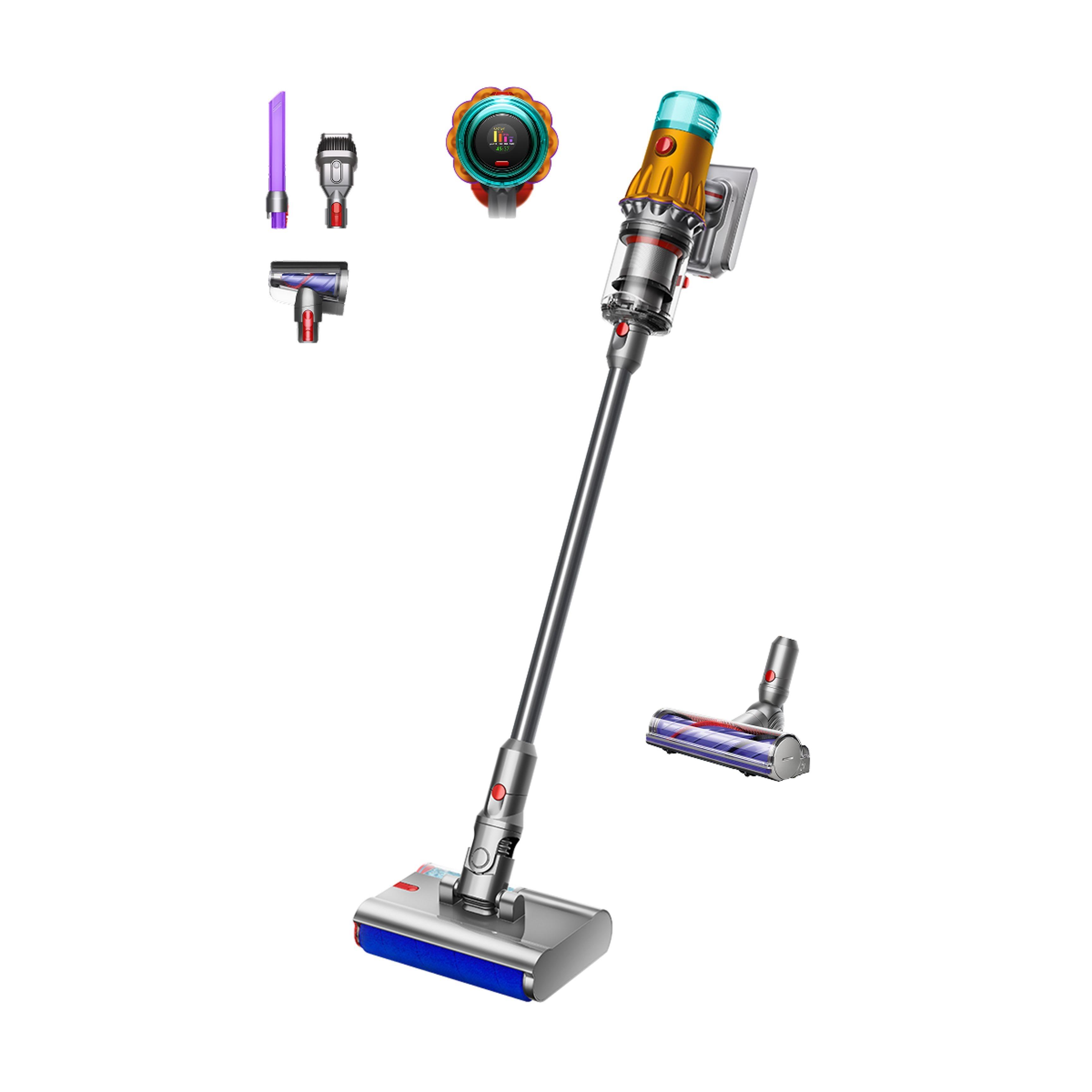 Dyson V12 Detect™ Slim Submarine™ limpieza en húmedo y seco con detección inteligente y succión constante, Amarillo/Níquel