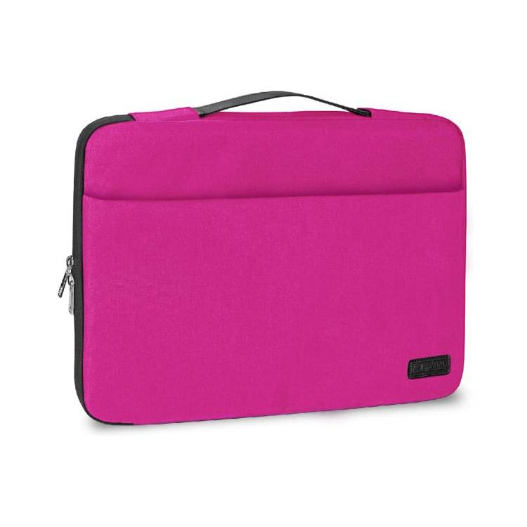 Subblim Funda para Portátil Elegant 13.3”-14” Rosa con Bolsillo y Asa Retráctil