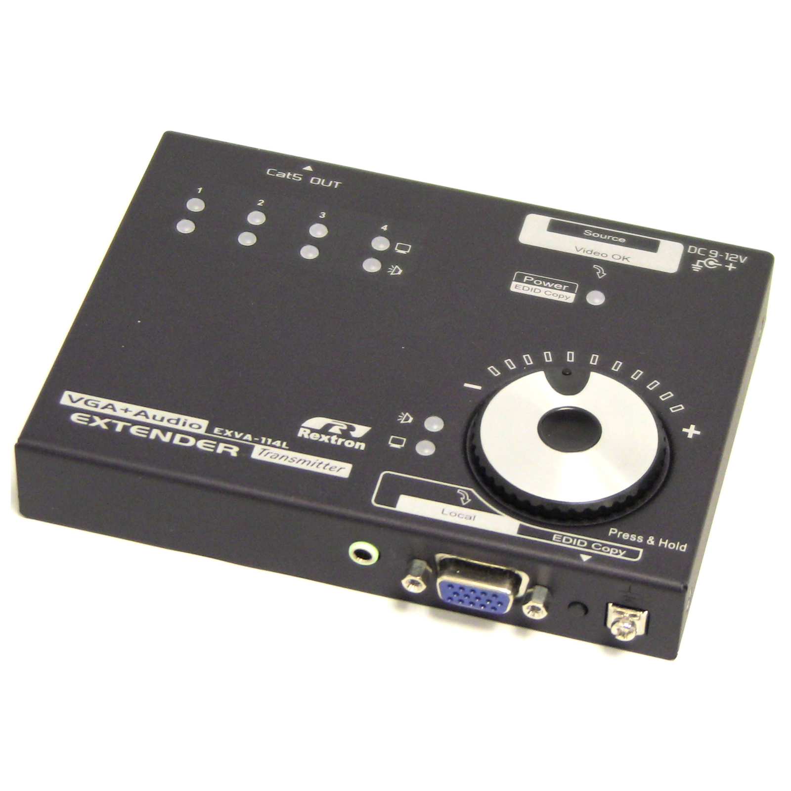 Extensor de VGA y audio a través de UTP a 900m. Transmisor 4 puertos - BeMatik