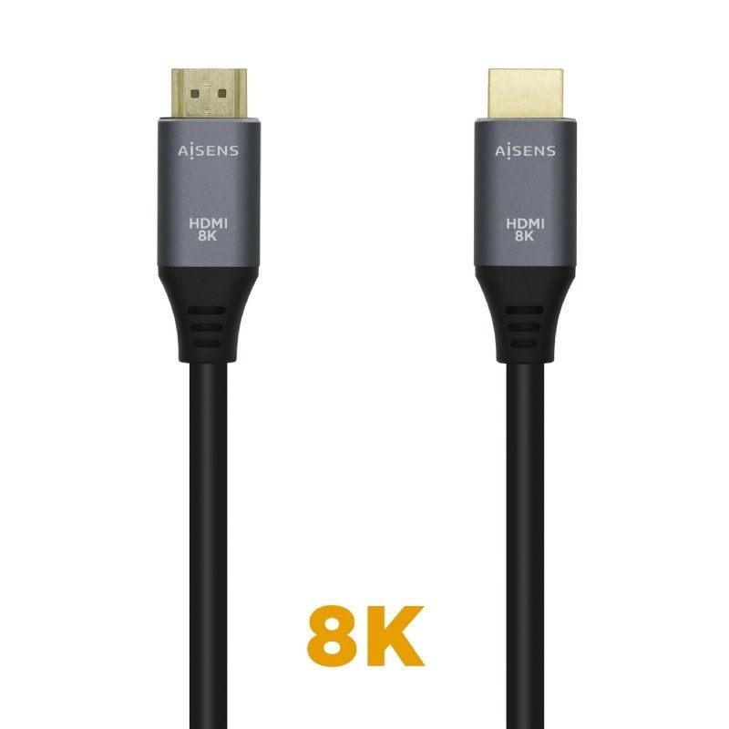 Cable hdmi aisens a150-0429/ hdmi macho - hdmi macho/ 3m/ gris negro