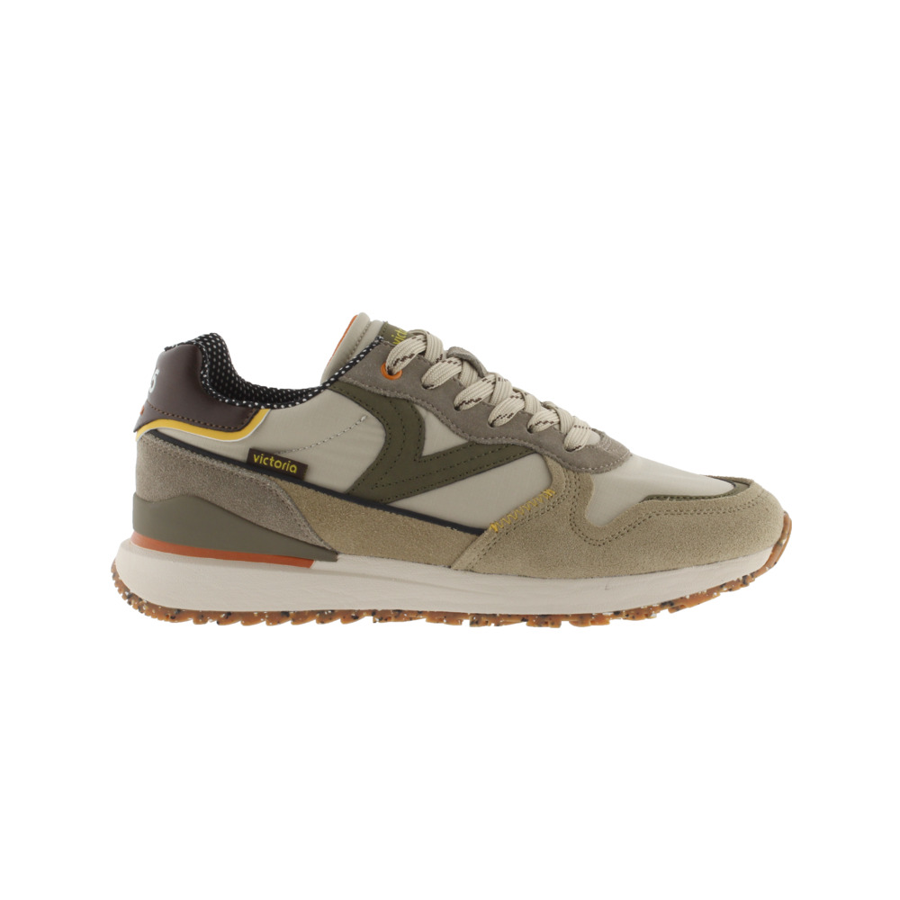 Victoria 1985 LEGGERA Zapatillas de nylon con piezas de color y serraje 8802114