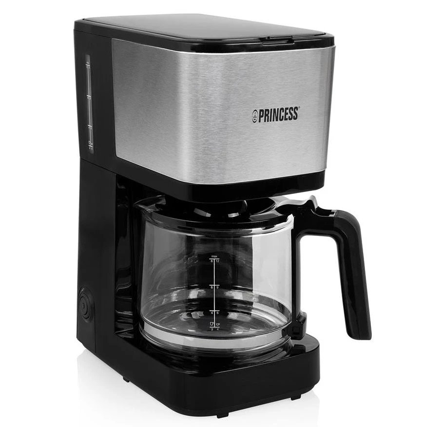 Cafetera de Goteo Cafetera de filtro con jarra de cristal PRINCESS 01.246031.01.001  | Inox
