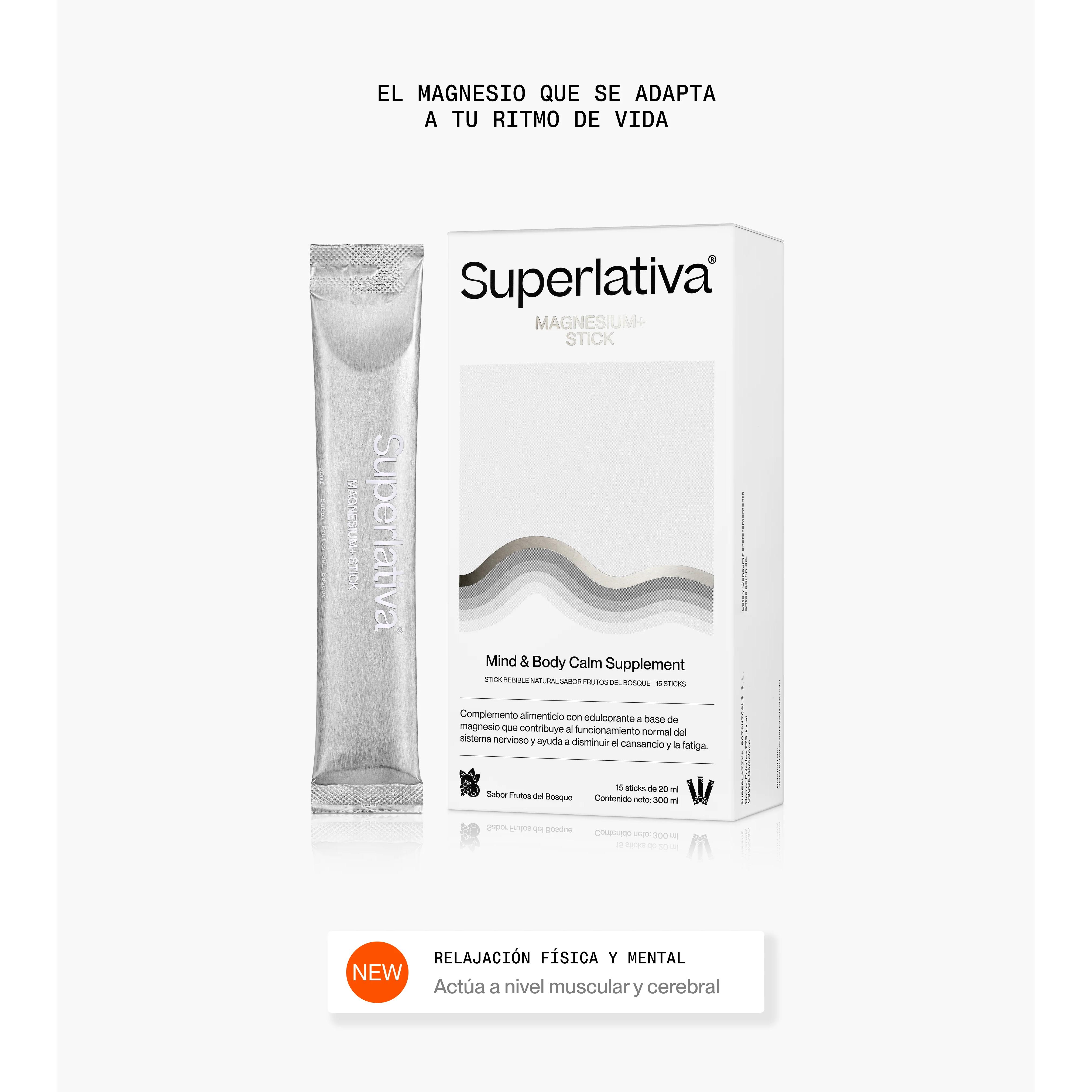 SUPERLATIVA MAGNESIUM STICK - 15 STICK DE 20ML