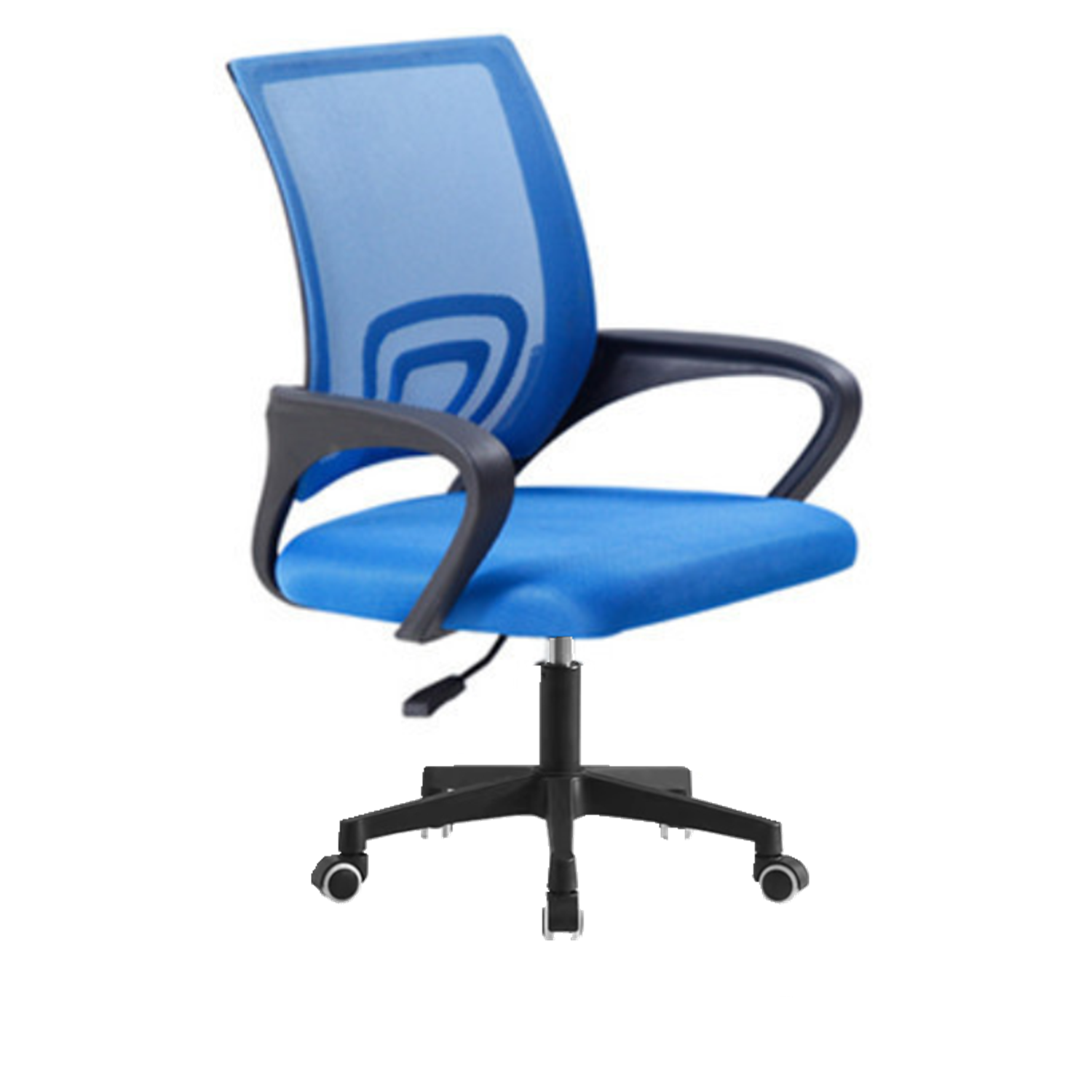 Silla de Oficina con Soporte Lumbar Giratoria Escritorio Sillon Ruedas Despacho casa salon habitacion ergonómica Gaming, escritorio, silla nordico tulipu NEGRO GRIS