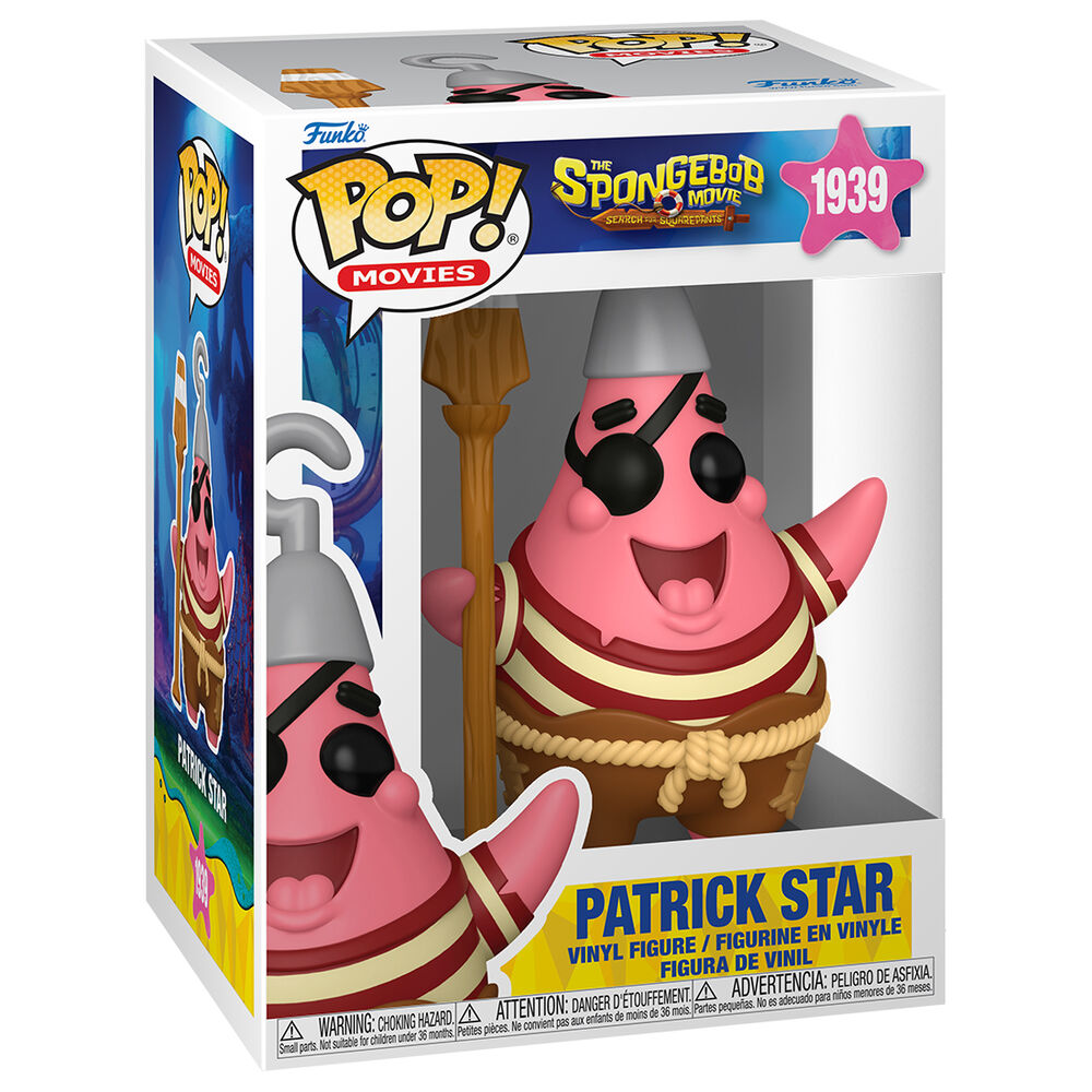 Funko Pop Cine Y TV Bob Esponja Una Nueva Aventura Pirata SpongeBob Squarepants 1938 Patricio Estrella 1939 Gary 1940 Calamardo Tentáculos 1941 Mr Cangrejo 1942 Bob Esponja como el Holandés Errante 1943 Figura Coleccionable Regalo