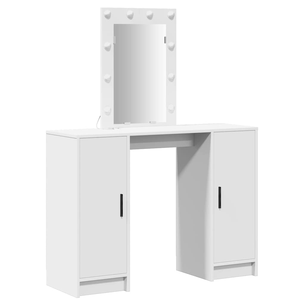 vidaXL Mesa Tocador con puerta 102 x 33 x 135 cm Madera de ingeniería