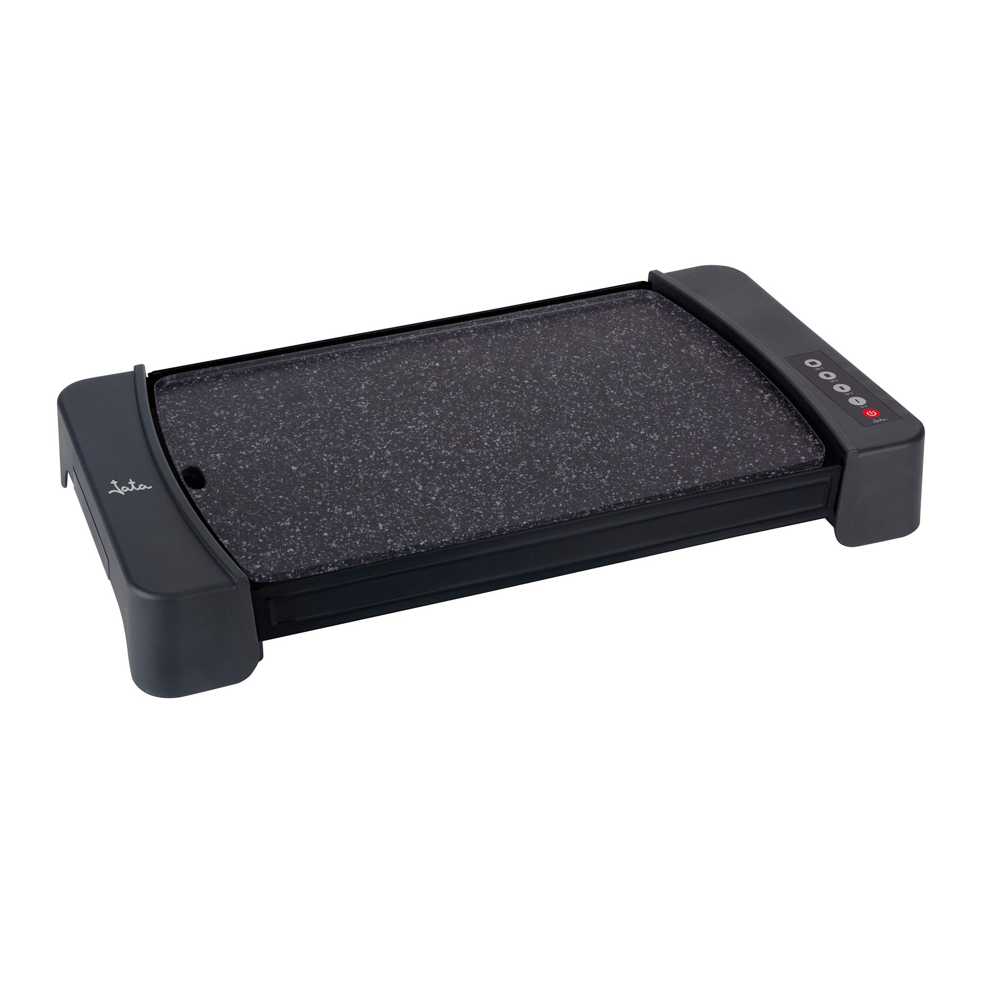 Jata Plancha de Asar Eléctrica Cocina electrónica con 4 temperaturas 2600W Resistencia en M para una distribución del calor por toda la superficie. De gran superficie: 46 x 28 cm. Fácil limpieza. Antiadherente - JEGR2851