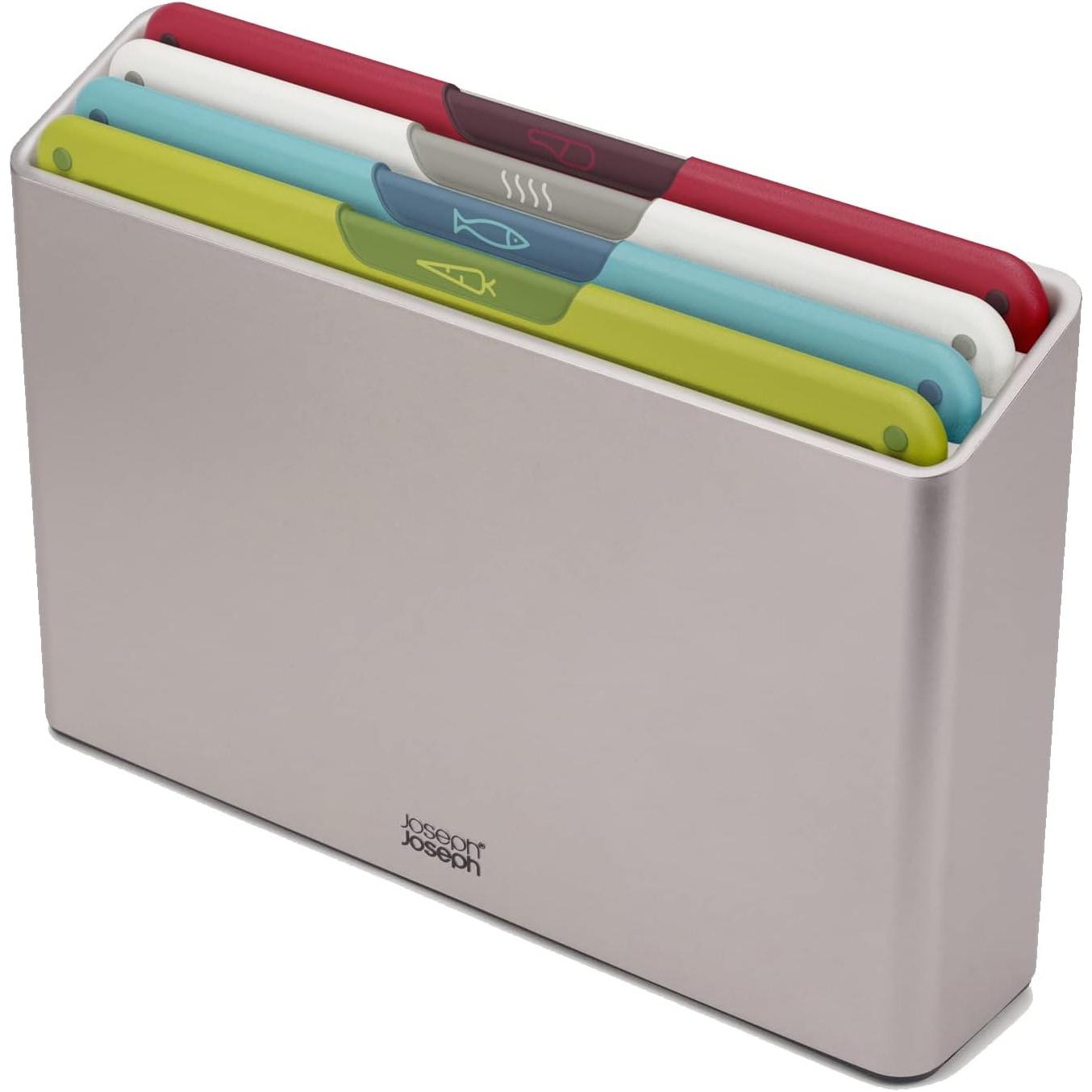 Joseph Joseph Folio™ Icon Multicolor, 4 tablas regulares codificadas por color, antideslizantes, lavavajillas