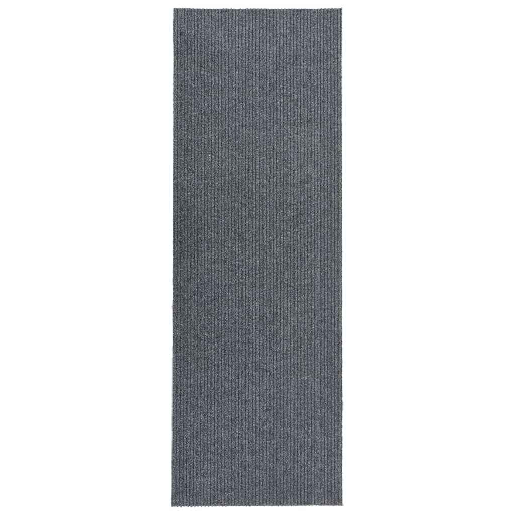 Vidaxl Alfombra de Pasillo Atrapa Suciedad 100x350 Cm Color Antracita Gris