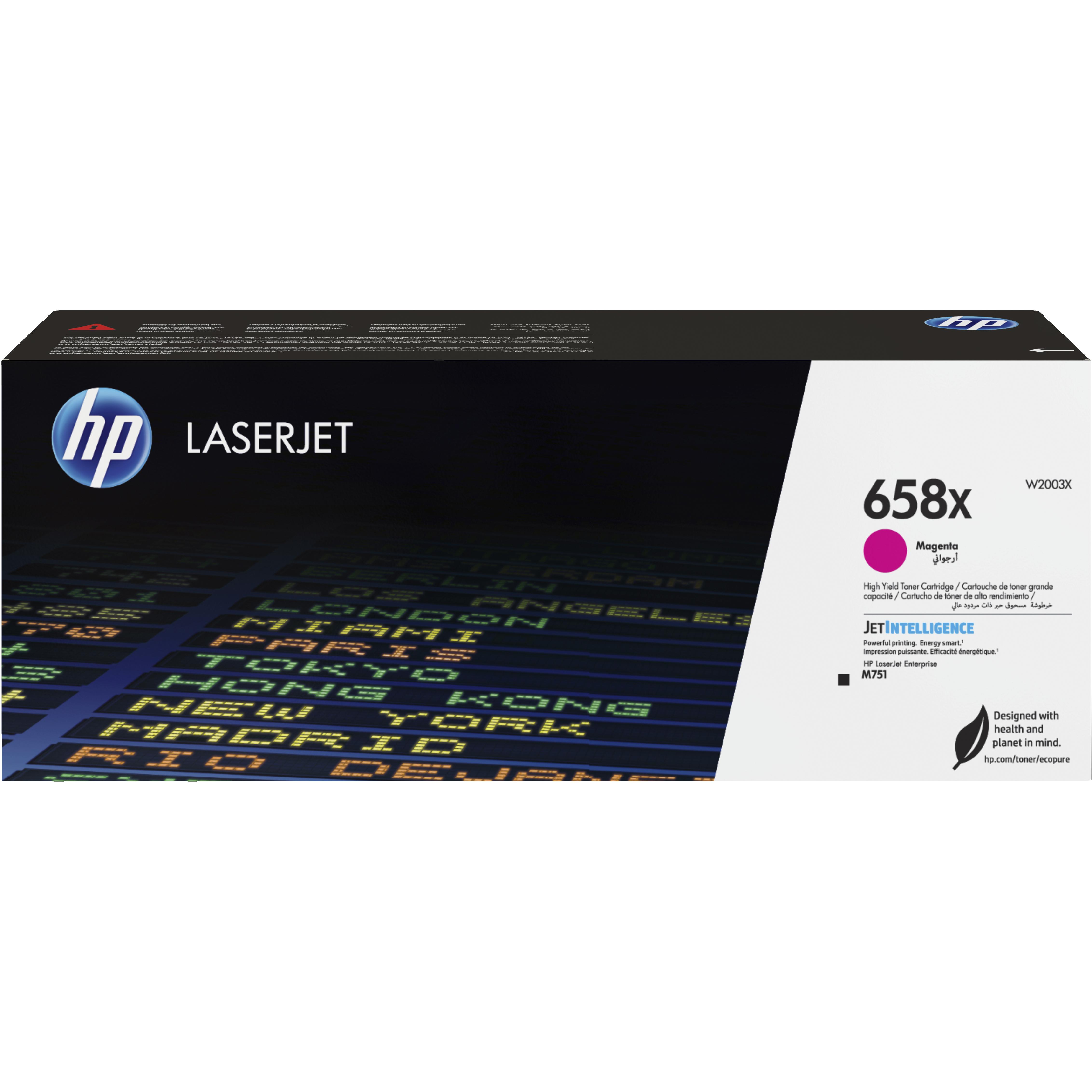 HP Cartucho de tóner Original LaserJet 658X magenta Original Magenta