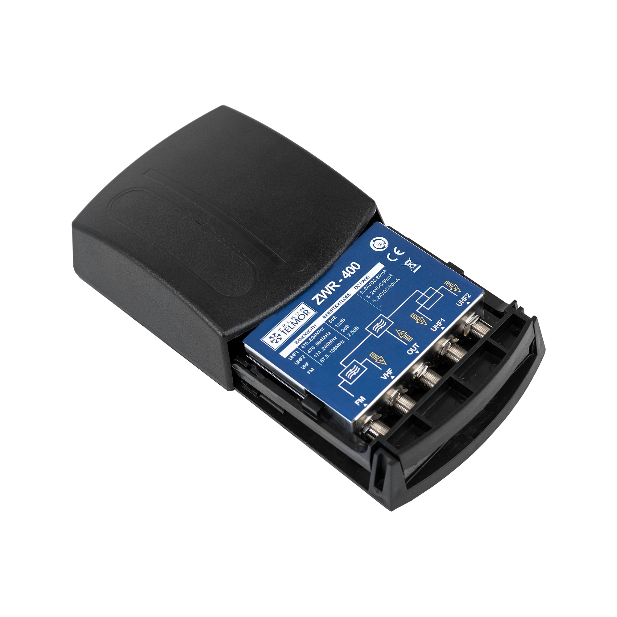 Diplexor de antena VHF UHF ZWR-400 Telkom Telmor
