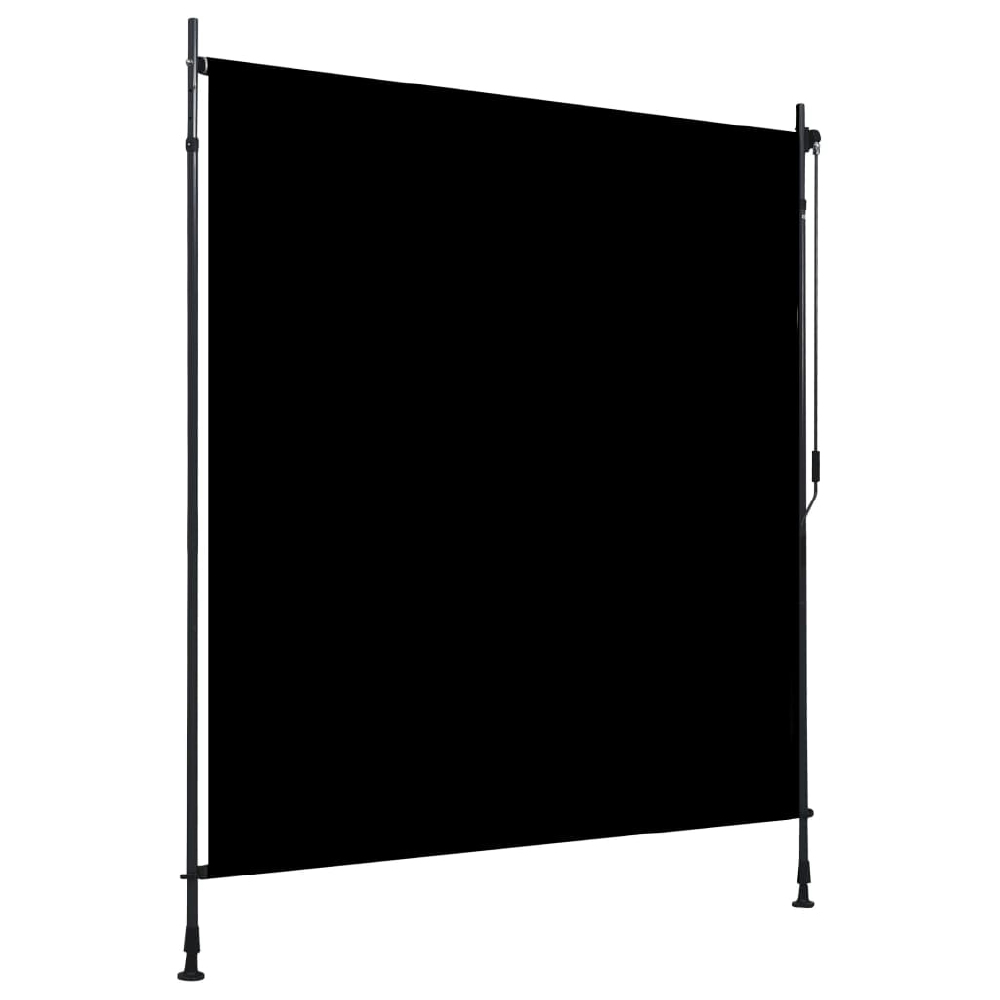 vidaXL ESTOR ENROLLABLE DE EXTERIOR GRIS ANTRACITA 200X270 CM