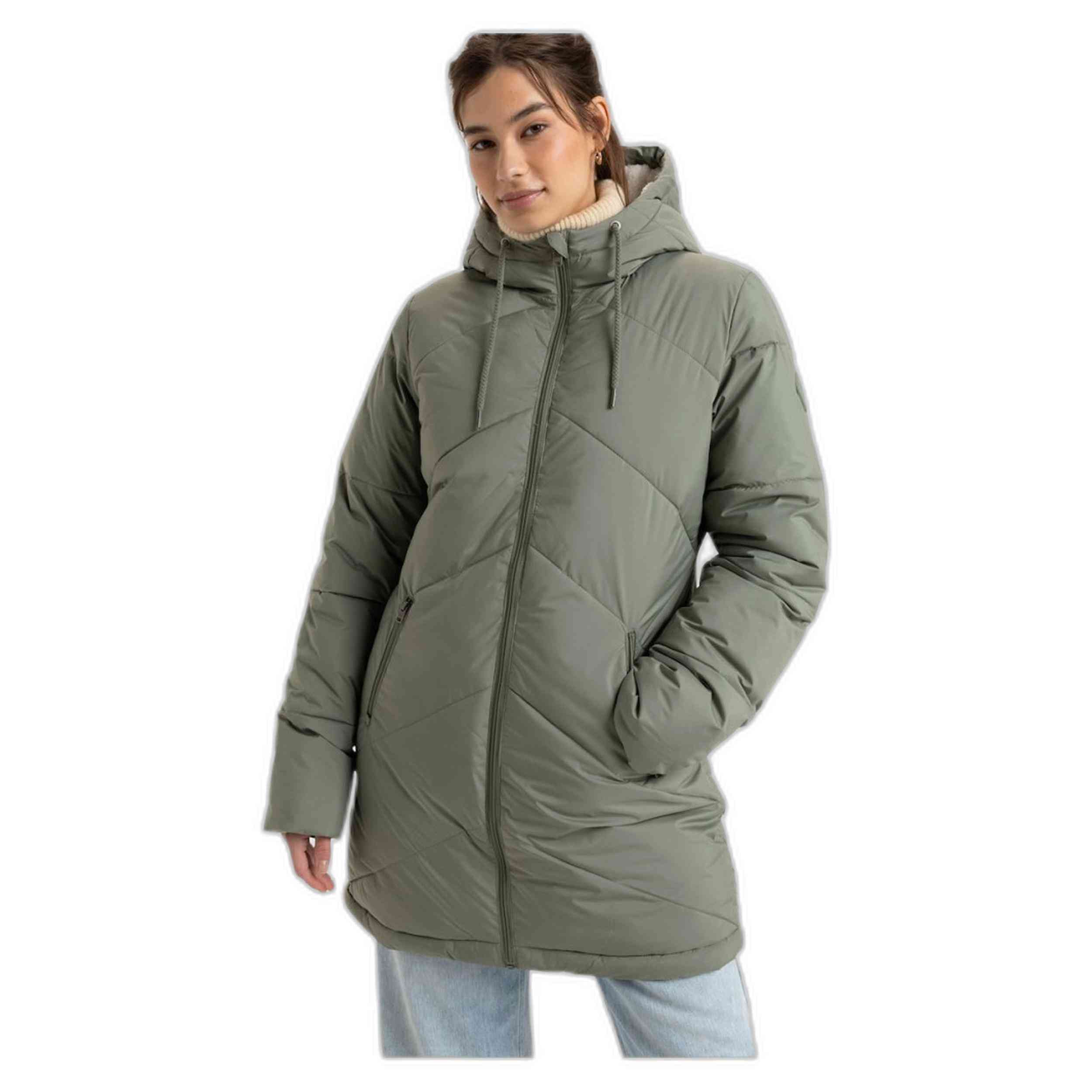Abrigo Quiksilver para Mujer en color Verde