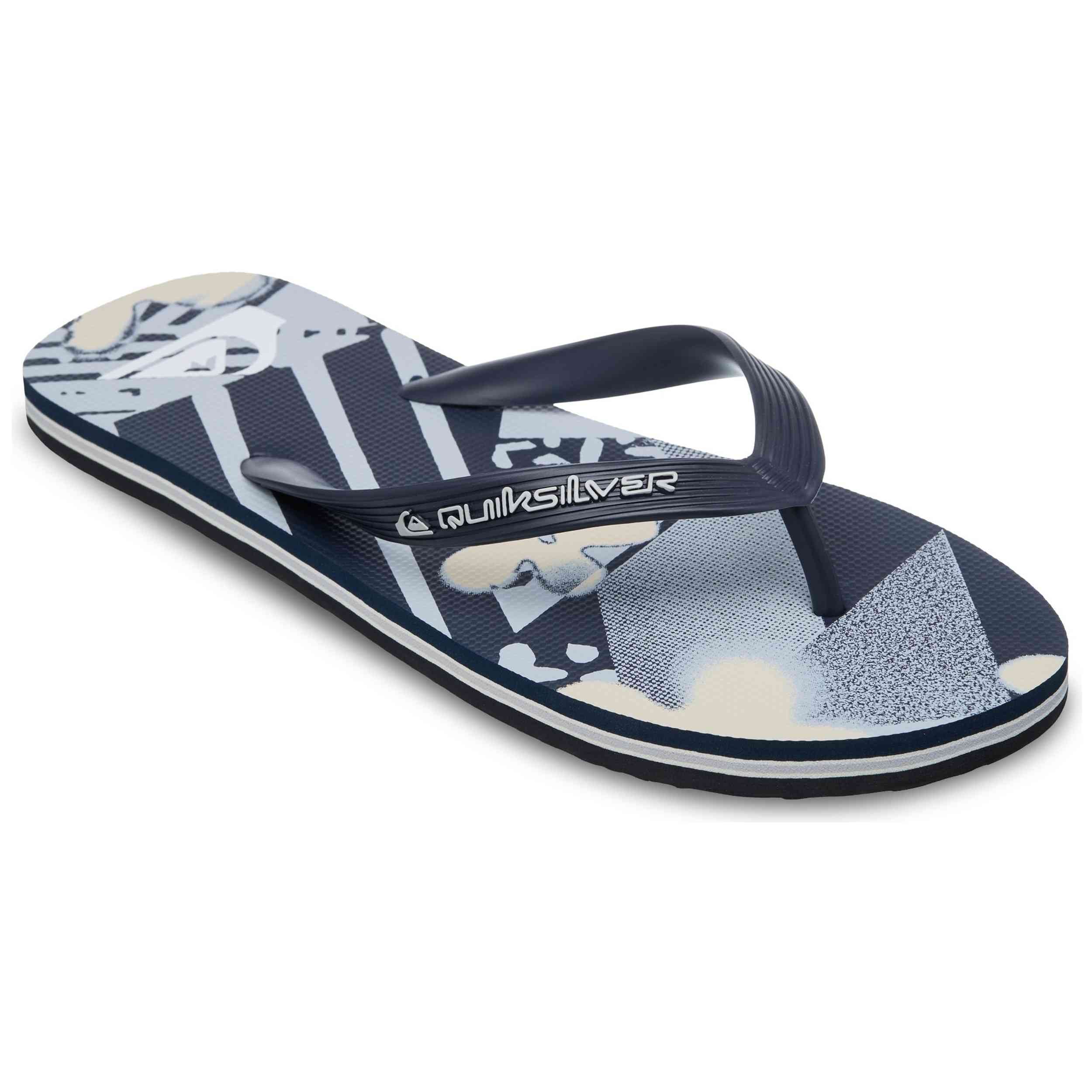 Chanclas Quiksilver modelo Eqyl100082-Kvj6 en color Negro