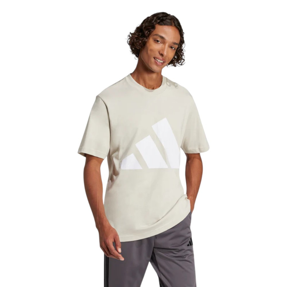 Camiseta Adidas Big Logo Sj Azul Verdoso Blancas Je8933 Casual Hombre