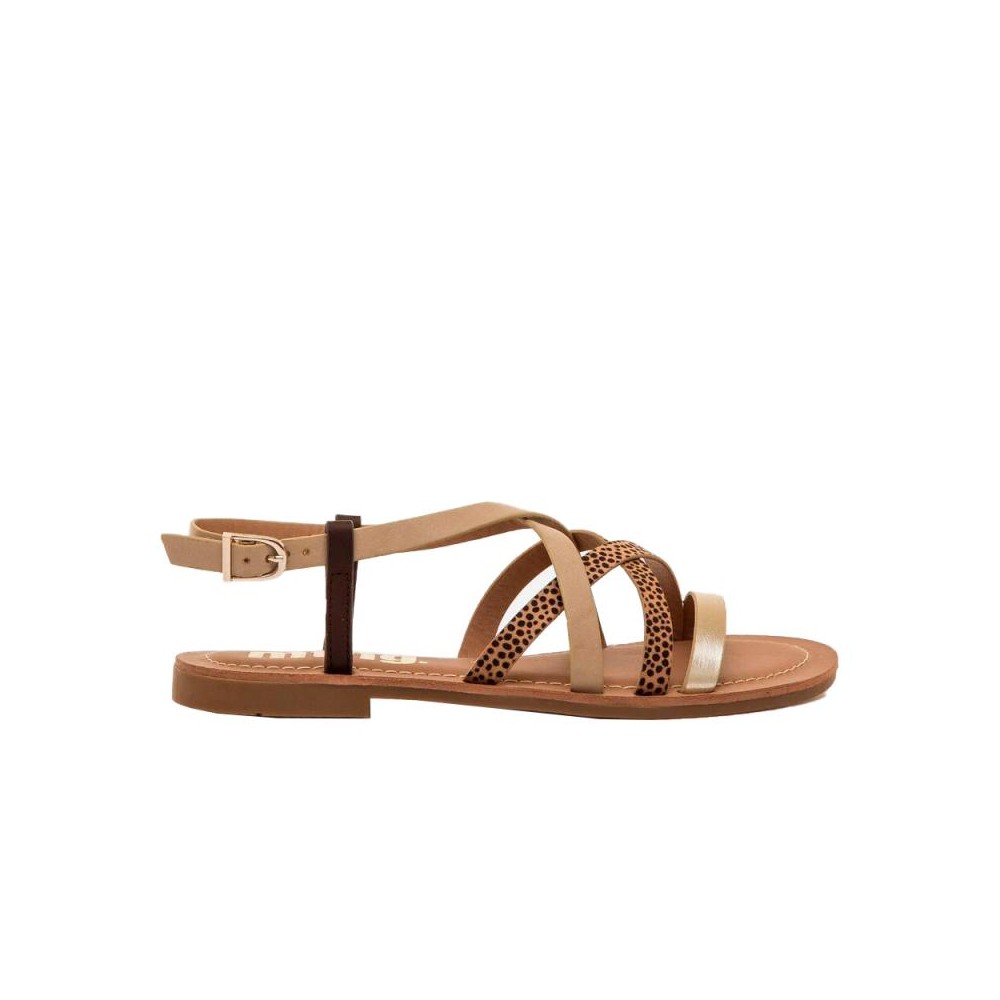 Sandalias Planas Mujer Mustang 55910 Colores