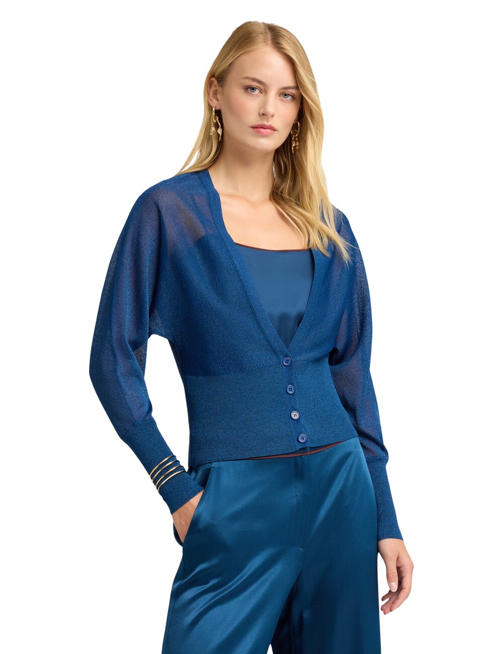 Motivi - Chaqueta de punto fino lurex