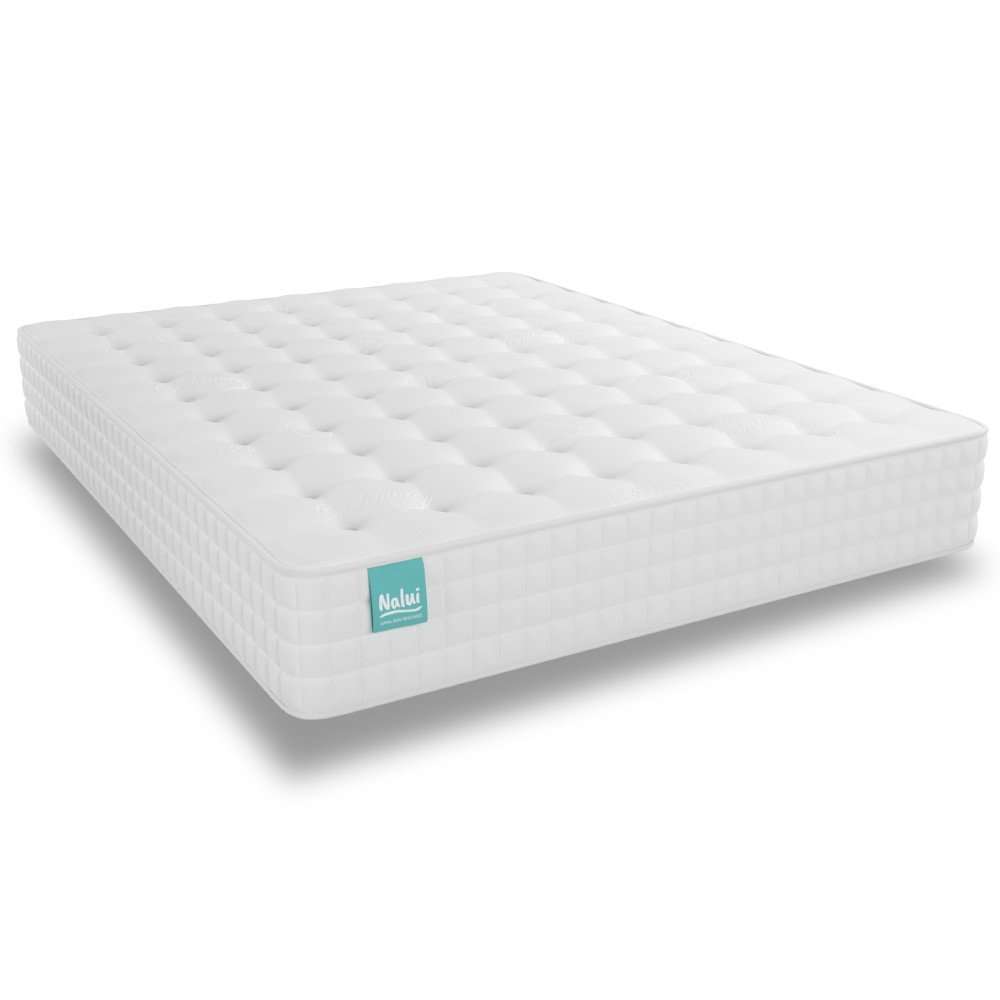 Nalui Colchón de Muelles Ensacados Galana Blanco ±26cm Firmeza Media-Suave | Hecho en España