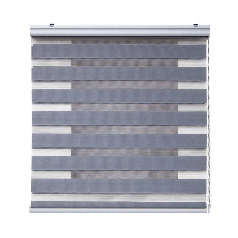 STORESDECO Estor Enrollable Noche y Día Plus con Acabados de Aluminio Premium. Estor enrollable con Doble Tejido para Ventanas y Puertas. Estores de Alta Calidad
