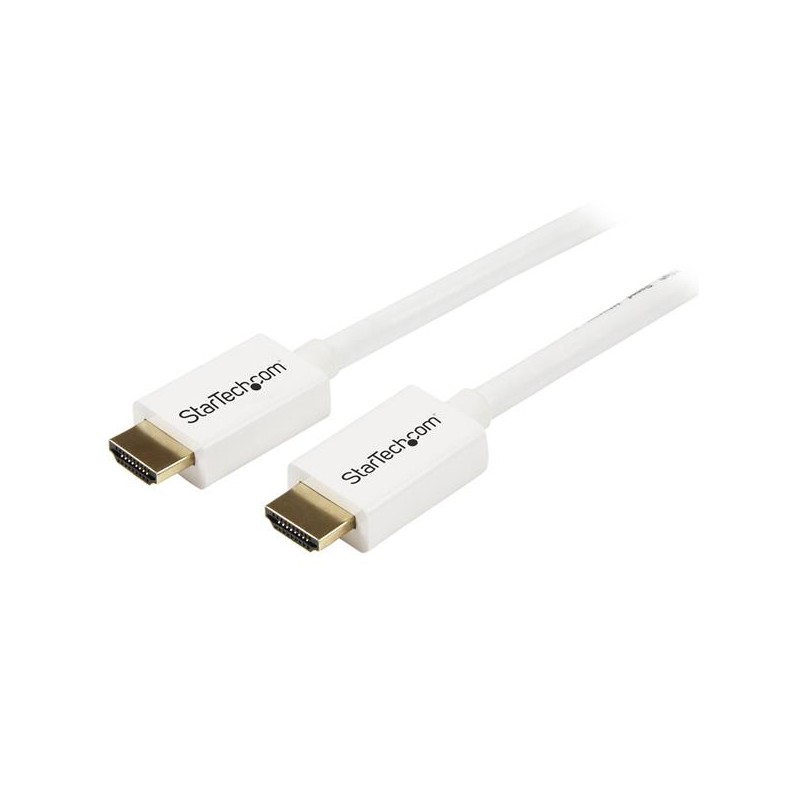 StarTech.com - Cable de 5m HDMI con Ethernet CL3 - Cable HDMI Ultra HD para Instalaciones en Muro - Cable HDMI de Alta Velocidad HD3MM5MW
