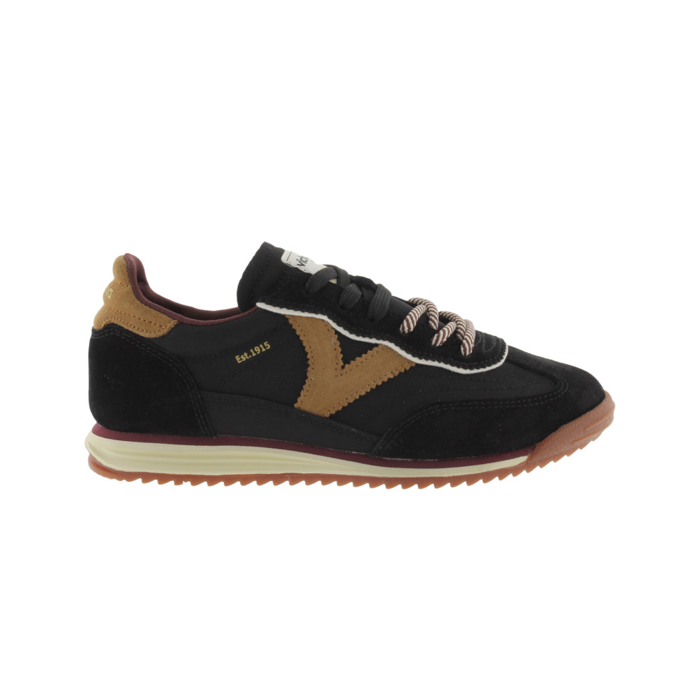 Victoria Saturno Zapatillas de nylon con piezas de color y serraje y suela en sierra 1158113
