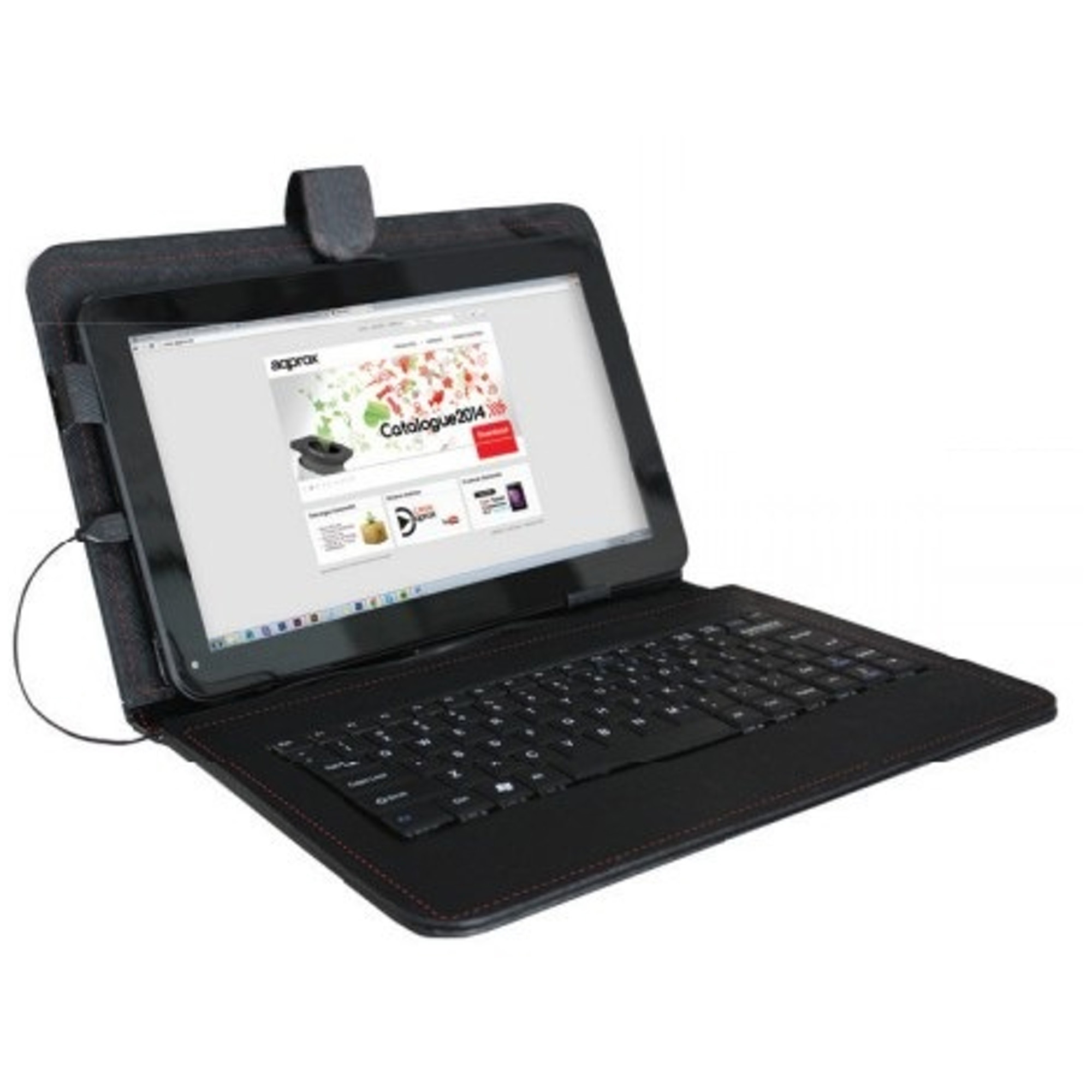 Funda con teclado para Tablet Universal 9.7 Approx APPIPCK04 Negro en español