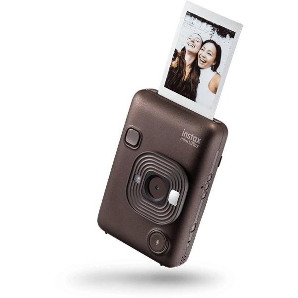 Cámara fotos digital Cámara instantánea 5 CMOS Visor Monitor LCD Fujifilm INSTAX MINI LIPLAY™ DEEP  | 28 mm, Bluetooth, Deep Bronze