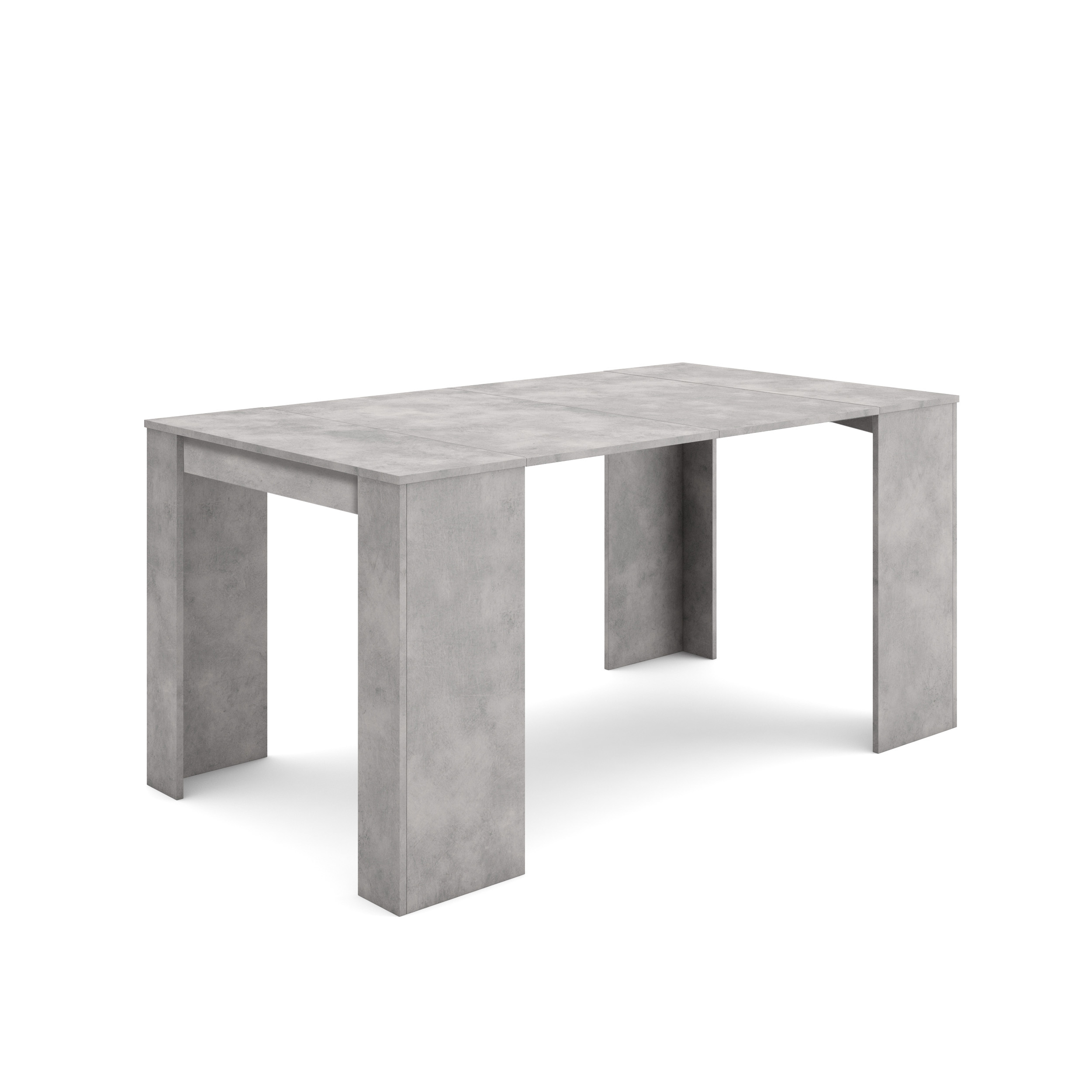 Skraut Home, Mesa Consola Extensible, Mesa Auxiliar, S III, Práctica y Versátil, Estilo Moderno, Fácil Montaje, tres longitudes 58/140-160-180x90x77cm