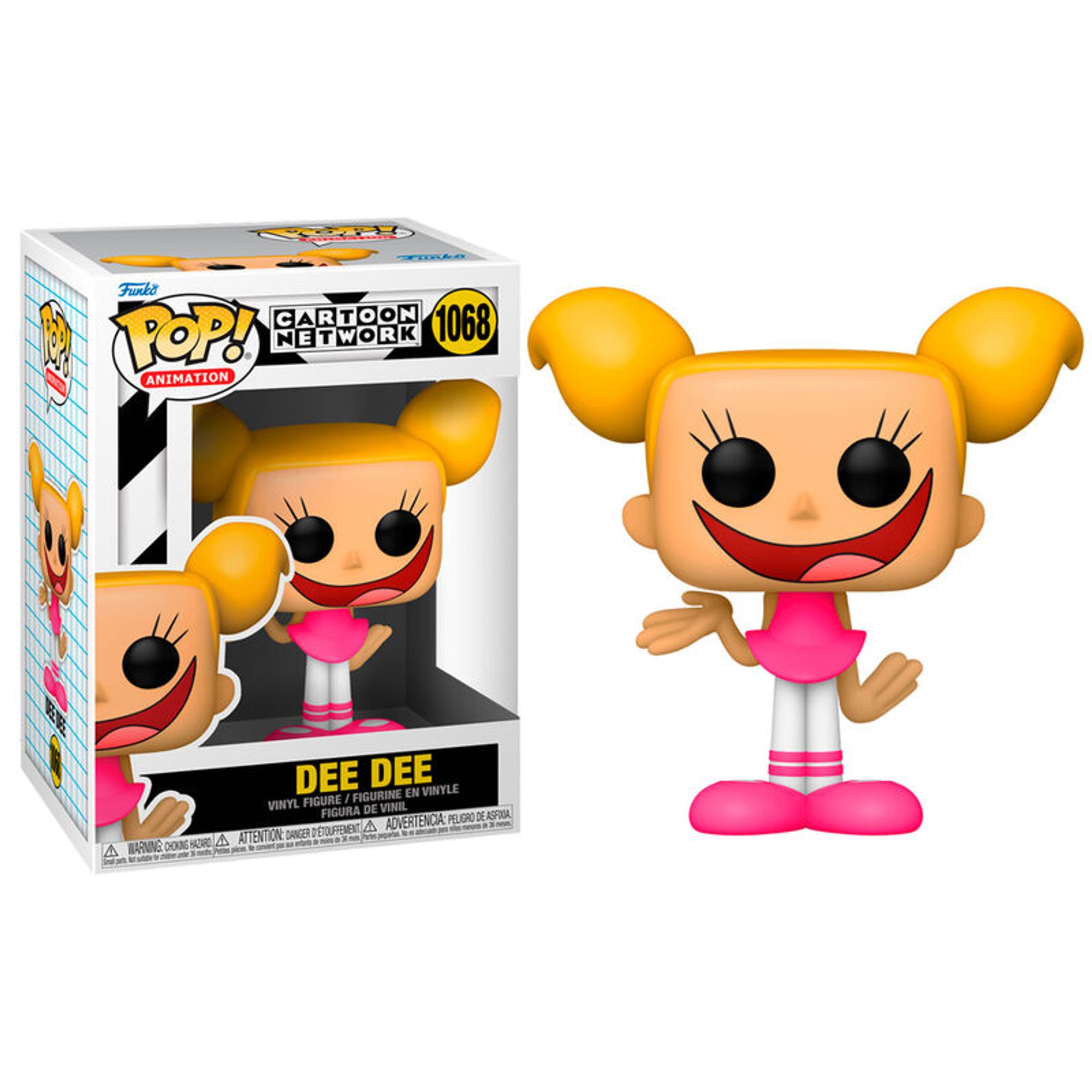 Figura de Vinilo Dee Dee Cartoon Network para Coleccionistas, Muñeco Cabezón Decorativo, Diseño Animado con Detalles Icónicos, Ideal para Regalar y Exhibir