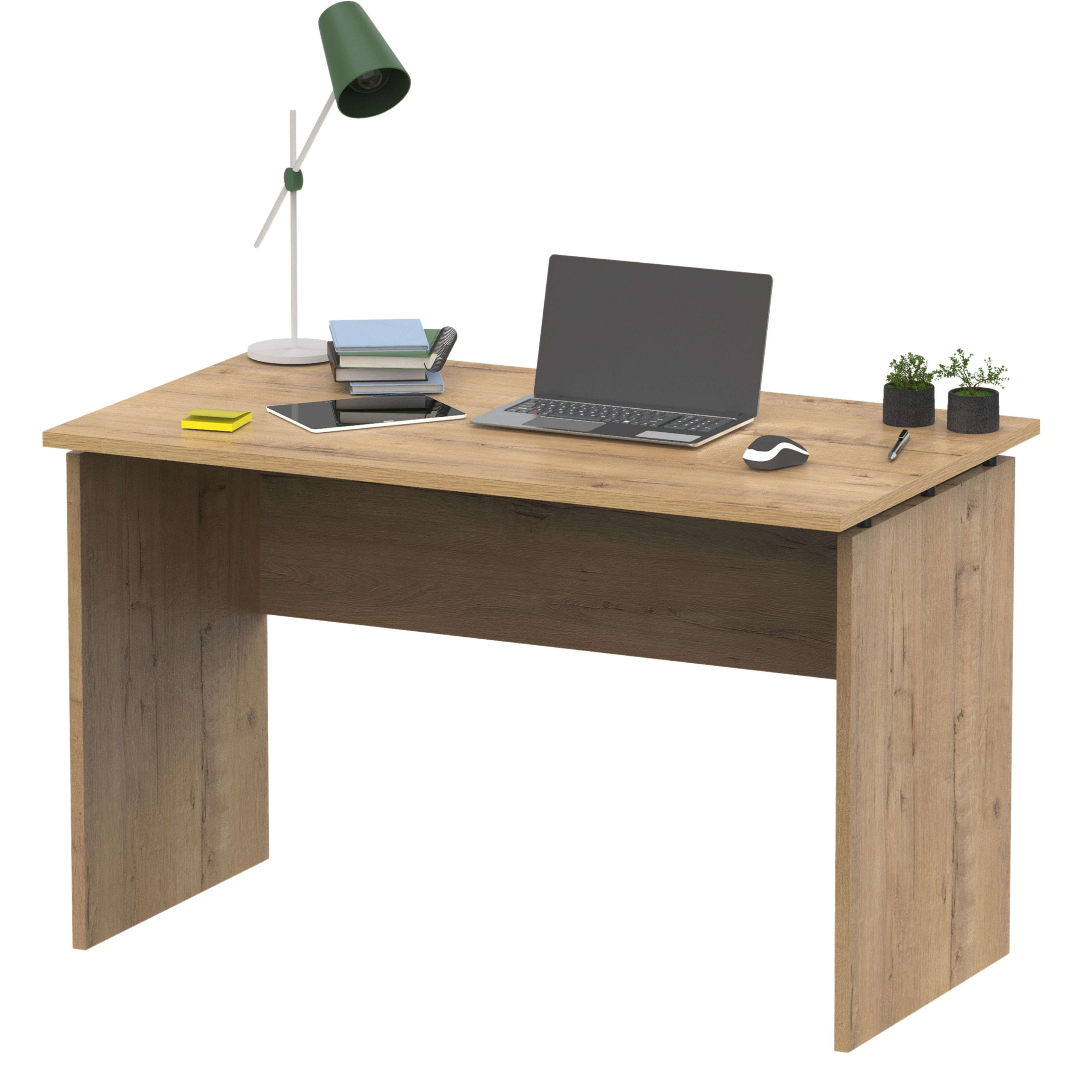 Miroytengo Mesa Escritorio Teide Moderno Color Roble Gold 120cm